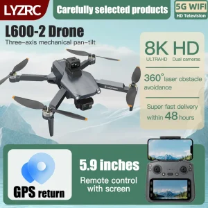 L600-2 MAX GPS Drone 3-Axis Gimbal  8K